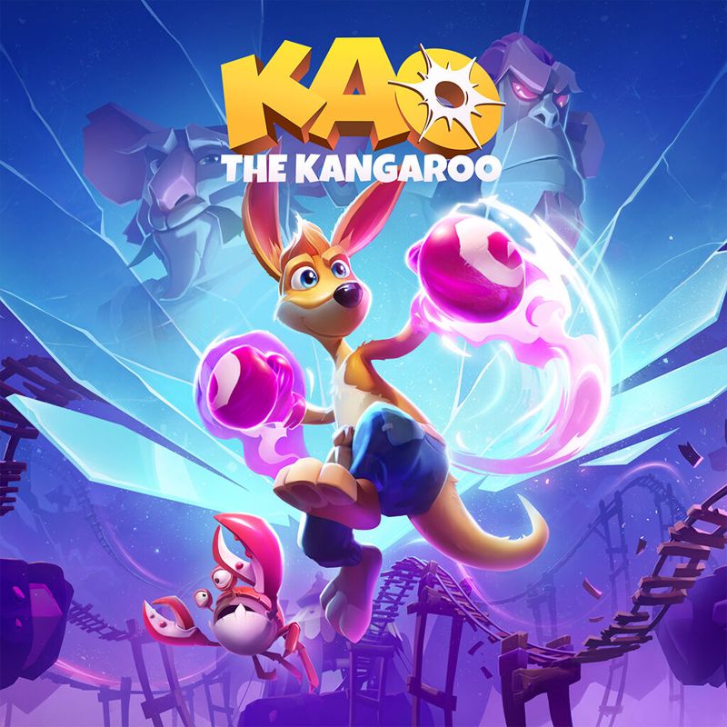 Kao the kangaroo box art for Playstation 5